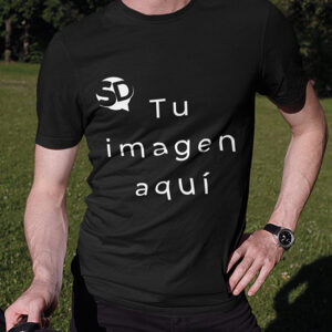 Camiseta oscura básica para hombre