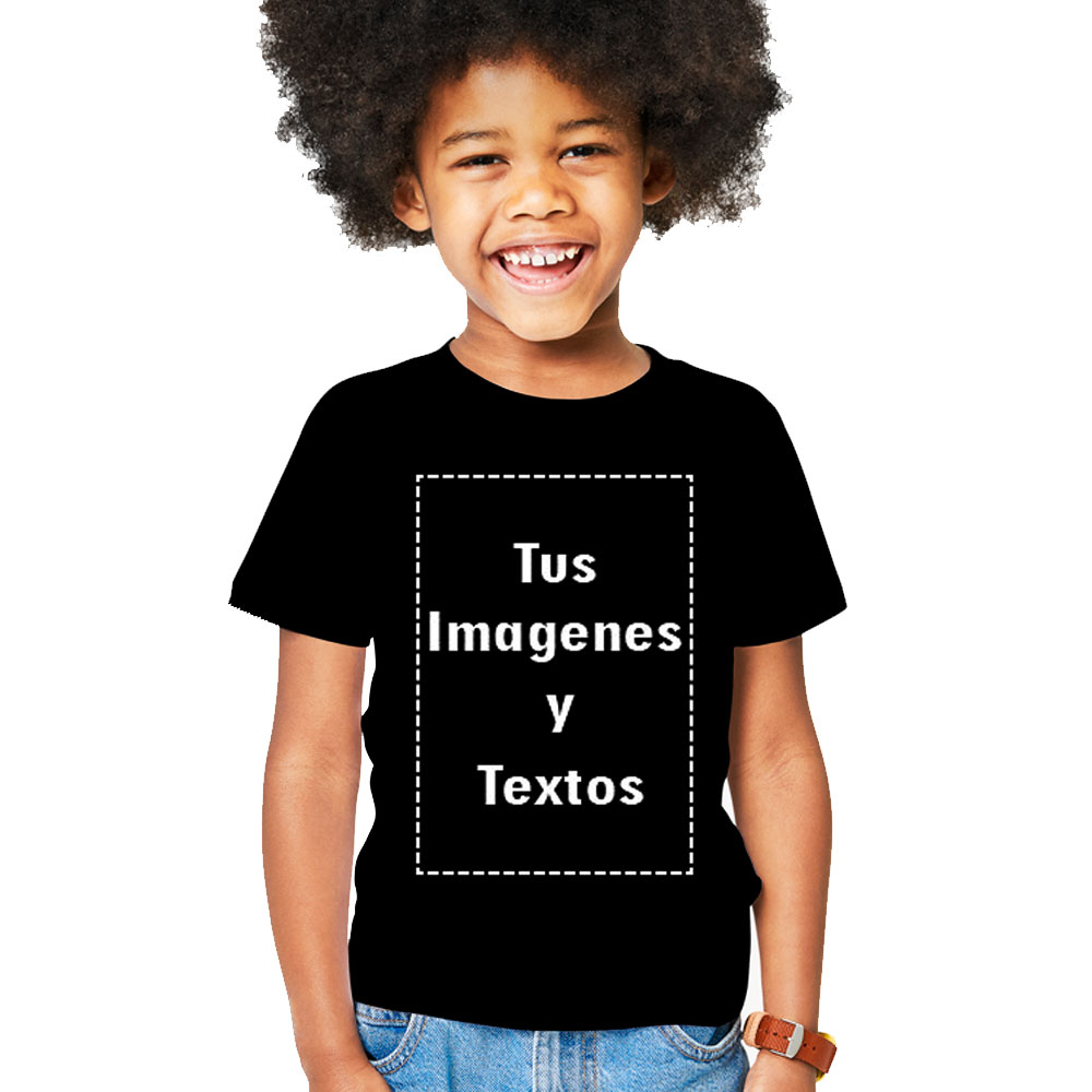 Camiseta Niño Personalizable Oscura - Imagen 4